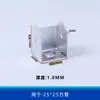 Piezas de Instalación de Barandilla Conexión de Escalera Sujetadores Paquete de Dos Paquete de Tres Asiento de Fijación de Tarjeta Clip en U de Acero Zincado Pieza de Fijación Soporte de Tubo Cuadrado