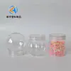 Botella de Plástico con Forma de Bombilla de 140ml para Decoraciones de Slime, Paisajismo, Mascotas, Suministro de Amazon, Frasco de Plástico Transparente