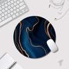 Cross-border especial para comércio exterior quente marmoreio computador mouse pad escritório redondo tamanho pequeno mouse pad suporte personalização