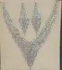 Pendientes de Borlas en Forma de V de Lujo Transfronterizos para Banquete de Bodas, Juego de Joyería de Cadena para Clavícula, Accesorios de Collar de Nicho de Lujo Ligero