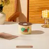 Tazón de Cerámica de Grado Alimenticio con Tapa, Juego de Tres Piezas, Lonchera para Microondas, Caja para Frutas, Tazón para Fideos Instantáneos, Caja de Regalo, Regalo Souvenir