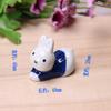 Coelho Cerâmica Artesanato Lucky Rabbit Coelho Pauzinhos Titular Caneta Titular Coelho Bonsai Jardinagem Decoração Pequenos Enfeites