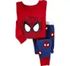 Comércio Exterior Roupas Infantis Meninos e Meninas Bebê Desenho Animado Preto Batman Roupas de Casa Conjunto de Pijamas Algodão