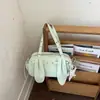 Shuai Mijia 2026 Verano Nuevo Bolso de Hombro Estilo Coreano Lindo con Orejas de Conejo para Mujer, Bolso Cruzado Elegante para el Día a Día, Moda de Nicho