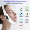 Novo Dispositivo Vibratório V-Face para Beleza, Levantamento e Firmeza do Rosto em V, Ferramenta de Afinar o Rosto, Massageador Modelador Facial com Microcorrente