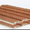 Fábrica de origen Paneles de rejilla WPC fibra de bambú-madera decoración industrial y para el hogar pared de fondo ecológica paneles de pared de madera ecológica cóncavo-convexo