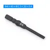 Yitao 800-Palabras Cabezal de Destornillador Eléctrico Cabezal de Destornillador Eléctrico 3C Cabezal de Destornillador de Cabeza Plana Cabezal de Destornillador con Mango de 4 mm