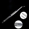 Pinzas de acero inoxidable 304 pinzas médicas engrosadas con diente antideslizante cabeza redonda pinzas para apósitos pinzas anti-yodóforo pinzas clip