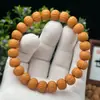 Pulsera para Hombre de Hueso de Durazno Natural con Círculo Único para Meditación y Juego, Joyería de Lujo con Cabeza de Mono, Venta al por Mayor desde el Fabricante