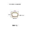 Hebilla de hierro accesorios de herrajes para equipaje oro claro huevo redondo hebilla para bolsa ancho interior 2.5cm hebilla de hierro metálica