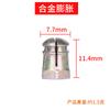 Fengye parte empotrada tres en uno tuerca de plástico expandible conector tres en uno apertura de nylon coloidal parte empotrada