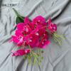 Película de simulación, sensación de Phalaenopsis, decoración del hogar, arreglo floral de boda, hotel, flores falsas, comercio exterior, flores de seda transfronterizas, venta al por mayor
