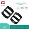 Acessórios de Fita para Bagagem no Atacado Fivela Plástica Curva de 25mm Fivela de Três Velocidades Ajustável para Coleira de Pet