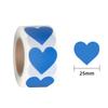 2.5CM color amor pegatinas adhesivas amor forma íntima etiqueta de sellado pegatinas color pegatinas marcadas a mano