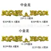 Decoraciones para Ataúd, Dragón y Fénix, Suministros para Ataúd de Plástico Dorado, Suministros para la Cabeza, Suministros Funerarios Yunyang