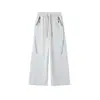 Pantalones deportivos de punto gofre estilo universitario para hombre y mujer, diseño de línea Hasselblad estilo americano, pantalones deportivos de alta resistencia, pantalones casuales de corte holgado para parejas
