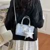 2026 Nova Bolsa Almofada Doce de Dama Estrela Coelho Pequeno para Meninas Moda Casual para o Dia a Dia Bolsa de Mão Bolsa de Ombro Bolsa Transversal