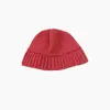 Chapéu de Pescador de Lã Feminino Coreano Dongdaemun Mesmo Estilo Outono e Inverno Estilo Coreano Mostra Rosto Pequeno Quente Chapéu de Balde Tricotado Tendência