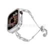 Para Apple iwatch relógio Apple relógio s9 cruz metal oco diamante de cobre puro pulseira de 20mm