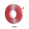 Cinta Adhesiva Transparente de Doble Cara sin Rastro de Película Roja 0.8mm Resistente a la Temperatura e Impermeable Placa de Nombre de Coche Publicidad Acrílico Cinta Adhesiva de Doble Cara Fábrica