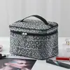 Bolsa de Maquillaje Nueva con Letras Estilo Coreano Gran Capacidad Corazón de Chica Portátil para Viaje Bolsa de Mano para Artículos de Tocador Venta al por Mayor de Fábrica