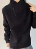 Nueva colección de otoño 2025 para hombre: sudadera de cuello redondo con diseño de cielo estrellado, prenda exterior estilo americano de forro polar pesado con estampado de cebra