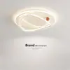 Luz de Quarto Principal Quadrada de Alto Valor Luz de Teto LED Criativa Luz de Ambiente Pôr do Sol Luz para Sala de Jantar Sala de Estudo Luminárias para Iluminação de Ambiente