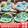 Alberca inflable con carpa, diseño de caricatura, para niños y adultos, tina de natación exterior de PVC engrosado con tobogán