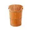 Cubo Calefactor para Pies de Cedro Fumigación Hogareño Madera Maciza Cubo de Sudoración Madera Cubo de Vaporización Temperatura Constante Cubeta para Pies al Vapor