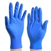 Guantes Sintéticos Desechables de Compuesto de Nitrilo, Caucho de Látex Engrosado, Resistentes al Desgaste para Limpieza y Laboratorio