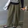 Conjunto de Niña Primavera y Otoño 2026 Estilo Nuevo Niños Mayores Falso Dos Piezas Top Rayado y Jeans Conjunto de Dos Piezas de Moda