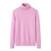 Suéter de Cuello Alto de Cachemira Pura para Mujer, Capa Base Tejida, Corte Ajustado, Multicolor, Adecuado para Viajar al Trabajo, Suéter Caliente de Cachemira para Otoño e Invierno