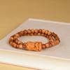 Pulseiras de sândalo com círculo duplo para atacado Zakiram Scenic Spot Wenchuang Fonte de Suprimento ao Vivo Joias de Pulseira Feminina Estilo Chinês Novo