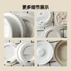Tapa Desechable Biodegradable de Pulpa de Caña de Azúcar Calibre 80 90mm Tapa para Vaso de Bebida Fría Café Tapa de Papel Espesa Ecológica para Té de Leche