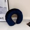 Al por mayor de fábrica almohada de viaje con forma de U de felpa para conducir, siesta, para empujar, regalo de empresa con logotipo