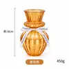 Vaso de Vidro Cabaça Listrado Retrô Decoração Simples para Casa Arranjador de Flores Secas Flores Hidropônicas