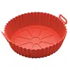 Forma Redonda de Silicone para Air Fryer Vermelha 19cm x 6.5cm - Lyor