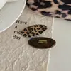 Pinza para el pelo Retro con Estampado de Leopardo para Otoño e Invierno para Mujer 2026 Nuevo Estilo Pinza para Flequillo Pinza Lateral Accesorio para el Cabello