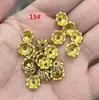 Accesorios para Joyería DIY Plata Tibetana Flor Retro Soporte Pulsera Collar Cuentas Espaciadoras Borla Flor Sombrero Accesorios de Cristal Venta al por Mayor