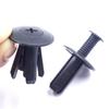 Remache de Plástico Negro de Empuje para Agujero de 8mm Fijación de Panel Decorativo Clip de Expansión para Coche Hebilla de Tornillo para Carrocería de Coche