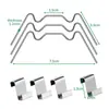 Clip de Fijación para Placa de Vidrio de Invernadero para Habitación de Cristal de Invernadero Doble Salón Malla Resistente a la Intemperie Kit de Reparación de Invernadero