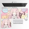Mouse Pad de Desenho Animado Popular da Amazon, Mouse Pad de Mesa Extra Grande, Mouse Pad de Corrida Antiderrapante para Escritório de Anime, Mouse Pad Personalizado para Teclado
