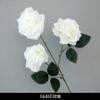 Flores Artificiales Blancas con Acabado de Alta Gama, Materiales Florales Realistas, Flores de Seda para Bodas al Aire Libre, Decoraciones de Bienvenida, Arreglos Florales, Flores Falsas, Materiales para Manualidades