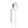 Cuchara de acero inoxidable 1010, cuchillo y tenedor de hotel, cuchara de postre, utensilios de cocina, cuchara sopera, cuchara grande creativa, regalo para sopa.