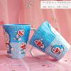 Vaso para Enjuague Bucal Infantil al Por Mayor para Mujeres para el Hogar Vaso de Cepillado de Dientes de Dibujos Animados Lindo para Beber Agua con Asa Vaso para Lavar Lindo Bebé