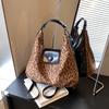 Bolsa Tote para Mujer 2026 Nueva Mochila de Gran Capacidad con Estampado de Leopardo y Diseño Único, Bolso de Hombro de Nicho, Mochila de Viaje