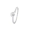 Anillo de camelia francés vintage de plata pura s999 para mujer, versátil y único, elegante anillo abierto de plata de ley al por mayor
