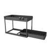 Estante extraíble para especias, Dormitorio, Sala de estar, Estante de almacenamiento y organización para escritorio, Estante multifuncional simple para debajo del fregadero de la cocina