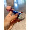 Cepillo de silicona para lavado facial de alto valor de color, limpiador facial de doble cara con diamantes, limpieza de puntos negros portátil, explosiones transfronterizas, venta directa de fábrica