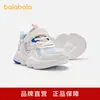 Sapatos Infantis Balabala Kuromi Tênis para Meninas Sapatos de Pai Crianças Primavera e Outono Branco Respirável Sapatos Sanrio